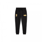 Polo Ralph Lauren FW22 &Scaron;ventinė kolekcija Fleece sportinės kelnės Vyri&scaron;ki apatiniai Juodos MNPOPNT1BQ20285-001 XS
