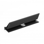 Kietojo disko skyriaus dangtelis Atsparus dilimui konsolės korpusas Kietojo disko laikiklio skyriaus dangtelis, skirtas PS4/PS4 Slim/PS4 PRO juoda