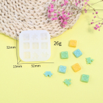 Silicone Mold for DIY Journal Sealing Wax Stick and Granules Style eight 5.2*5.2*1.3cm balta