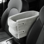 Ne&scaron;iojama naminių gyvūnų &scaron;unų automobilinė kėdutė centrinio valdymo neslystanti &scaron;unų ne&scaron;yklė 42x20x22cm pilka