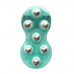 Yousheng masažo ritininis rutulys 7 karoliukų ergonomikos dizaino PVC kūno anticeliulitinės raumenų skausmą mal&scaron;inančios pir&scaron;tinės, skirtos unisex