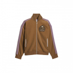 adidas x Blondey Boucle sportinis džemperis Žemės/Maginės alyvos spalvos Unisex vir&scaron;utinis drabužis Rudas IK9615 XS