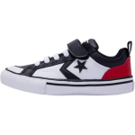 Converse Pro Blaze Strap Patogūs universalūs žemi vaiki&scaron;ki krep&scaron;inio batai Vaiki&scaron;kas sportbačio modelis Juoda Balta Raudona A10741C 34