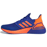 Adidas Ult Color Block kvėpuojantys žemapadžiai maratono bėgimo bateliai unisex sportbačiai mėlynai oranžiniai GW4840 36