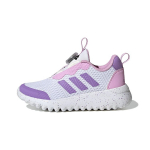 Adidas Activeflex Boa 3.0 kvėpuojantys žemi vaiki&scaron;ki bėgimo bateliai Vaiki&scaron;ki bėgimo bateliai Balti Violetiniai IG0582 38⅔