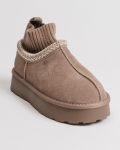 Ugg batai su kojine Suny Liana 24500 36 audinės zom&scaron;a vilna 40 migdolas