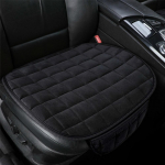 1vnt Universalus žieminis &scaron;iltas automobilio sėdynės užvalkalas, neslystantis priekinės kėdės sėdynės kvėpuojantis padas Automobilinės sėdynės apsauga Sėdynės užvalkalai automobiliams juoda