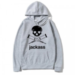 Rudens ir žiemos naujas Jackass džemperis su gobtuvu vyri&scaron;kas ir moteri&scaron;kas ra&scaron;tas logotipas laisvalaikio gatvės apranga retro lėtas bėgimas laisvalaikio sportinis mar&scaron;kinėlis S