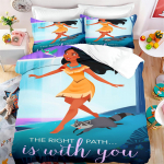 Pocahontas Pasakų Princesė Mielas Spausdintas Patalynės Komplektas, Anime Animacinis Patalynės Užvalkalas, Poliesteris, Draugi&scaron;kas Odai, Kvėpuojantis 135x200cm