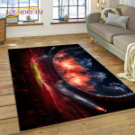 3D futbolo aik&scaron;tės kiliminis kilimėlis, skirtas miegamojo svetainei namų sofos dekoravimui, vaikų žaidimui, didelis dekoro grindų kilimėlis, dovana 60*90cm