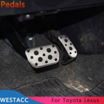 AT automobilio pedalai, skirti Toyota Rav4 Auris Avensis Corolla Prius Facelife, skirta Lexus NX NX200T 300H auto dujų stabdžių atrama AT pedalas
