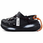Crocs Urban Heavy Classic Crush I&scaron;varyti &Scaron;aunūs Tendencijų Saugotojai Pakabuko Skylės Batai Unisex Juodi Oranžiniai Žali 34-35 juoda