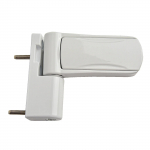 UPVC Durų Vėliavos Vyris Triada Reguliuojamas Dvigubo Stiklinimo Durims Vyris Aliuminio Profilis Hidraulinis Tylus Buferinis Vyris Baltas China Mainland