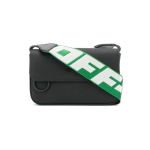 Off-White Logotipas Įspaustas Odinis Crossbody Peties Krep&scaron;ys Unisex krep&scaron;iai Juodas OMNA032S20A660201000 Basic Set (Bag+Dust Bag)