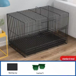 Ypač didelis patalpų narvas triu&scaron;iams, jūrų kiaulytėms, žiurkėnams ir degučiams su tualetu 28*18*14cm (Without Tray No Feeder)