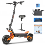 2026 naujas X5 6000W dvigubos pavaros elektrinis paspirtukas 60v 35ah didelė baterija su sėdyne 11 colių padangos Ebike 6000W 60V 35AH