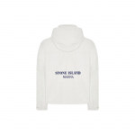 Stone Island Ss24 Marina serijos vienspalvė lengva lininė drobės trumpa striukė Vyri&scaron;ka striukė Balta 8015418X1-V0001 XXL