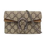 [Naudotas] Gucci Dionysus GG Supreme Super Mini Rankinė 'Smėlio' - Labai Geros Būklės #AFXJNO ONE SIZE black