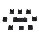 Guminių pėdų plastikinio mygtuko varžto dangtelio dangtelio rinkinio pakeitimas, skirtas Sony Playstation PS3 Slim 2000 3000 1