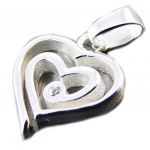 Les Tr&eacute;sors De Lily [G1644] - Pendentif Argent 'Love'