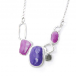 NOA [H9057] - Collier Cr&eacute;ateur 'Coloriage' violet