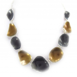 Dolce Vita [K2635] - Collier Cr&eacute;ateur 'Nora' noir marron