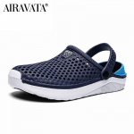 Unisex Fashion Beach klumpės storapadės &scaron;lepetės, vandeniui atsparios neslystančios basutės, &scaron;lepetės moterims, vyrams 44 mėlyna