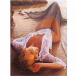 5D &bdquo;pasidaryk pats&ldquo; deimantinis paveikslas &bdquo;Undinė Seduction&ldquo; deimantinis siuvinėjimas kryželiu namų dekoras, rankų darbo dovana 20X25CM