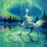 Pilnas 5D &bdquo;pasidaryk pats&ldquo; deimantinis paveikslas &bdquo;Animal Unicorn&ldquo; deimantinis siuvinėjimas kryželiu namų dekoras, rankų darbo dovana 30x30cm