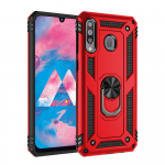 &Scaron;arvai atsparus smūgiams dėklas, skirtas Samsung Galaxy A20e A40 A30 A10 A80 A50 A70 M40 M20 Galaxy A30 raudona
