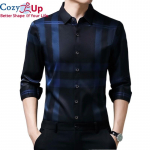 Cozy Up vyri&scaron;ki mar&scaron;kiniai Slim Fit suknelės mar&scaron;kiniai pavasariniai ilgomis rankovėmis laisvalaikio languoti mar&scaron;kiniai