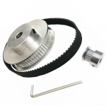 GT2 aliuminio paskirstymo diržo tu&scaron;čiosios eigos skriemulio guolis, 20 ir 60 dantų pločio 6 mm diržo komplektas