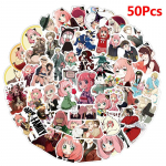 50 vnt. &Scaron;nipas X &Scaron;eima Anime animacinių filmų lipdukai Gitara pasidaryk pats lipdukai lipdukai vaikams žaislai
