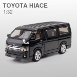 1:32 MPV lydinio automobilio modelio liejiniai metaliniai žaisliniai automobiliai Automobilių modelių imitacija garso ir &scaron;viesos kolekcija, dovana vaikams 1/32- size: 16*7*6.3cm juoda