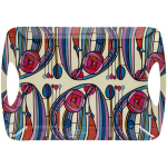 Les Tr&eacute;sors De Lily [A3328] - Grand plateau 'Mackintosh' multicolore - 485x295 mm
