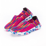 Summer Braid Beach Lazy Shoes Moteri&scaron;ki laisvalaikio pynimo mink&scaron;ti batai ant lauko sportbačių 40 rožinė