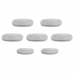 7pcs Car Front and Rear Air Conditioning Knob Sticker For Mercedes Benz A B class GLA GLB CLA W177 W247 H247 X247 C118