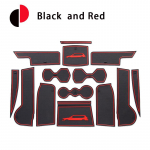 Neslystantis durelių griovelio padas, skirtas Volkswagen VW Tiguan AD BW 2017 2018~ Guminių vartų lizdo kilimėlis automobilių stiliaus lipdukai