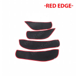 Side edge cover Door Inside Guard Protection Carpet Car Door Anti Kick Pad Sticker for BMW X5 F15 G05 2014- X5M Black Edge