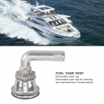Marine Fuel Tank Vent Thru Hull 90 Degree Stainless Steel Fuel Tank Vent for Yachts Ships Accessories 5/8 in Pipe