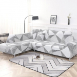 L formos kampinis sofa, ilga sofa, sofa, elastingas sofos užvalkalas, tamprus sofos užvalkalas svetainei 1-seater 90-140cm