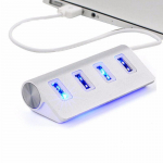 1 vnt. USB &scaron;akotuvas didelės spartos USB skirstytuvo &scaron;akotuvo adapteris su kabeliu ne&scaron;iojamam kompiuteriui telefonui LM sidabras