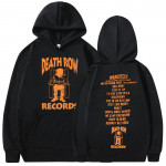 Death Row Records gobtuvas Unisex_s Women_s Auk&scaron;tos kokybės Savaitgalio gobtuvas su gobtuvu Polar Fleece Y2k megztiniai Unisex moteri&scaron;kas megztinis 3XL