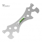 Vonios kambario remonto raktas universalus du&scaron;o rakto įrankio remonto mai&scaron;ytuvo veržliaraktis, skirtas 8 mm / 10 mm / 12 mm / 14 mm / 17 mm / 23 mm / 24 mm &scaron;e&scaron;iakampiams varžtams sidabras