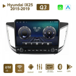 10 colių, skirtas Hyundai IX25 2015&ndash;2019 m. su mygtuku rankenėle, automobilinis radijas Multimedija Carplay 2D stereofoninis garsas Android vaizdo įra&scaron;as 2+32 GB