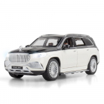 1/24 Scale Gls600 lydinio modelio automobilio vaiki&scaron;kų žaislinių automobilių dovanų papuo&scaron;alų modeliavimo visureigio automobilio modelio berniukų kolekcija 1/24-20.5x9x6cm juoda/balta