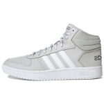 adidas Hoops 2.0 Mid pilki unisex sportbačiai Pilki-Du Debesų baltumo Pilki-Penki FW4477 43⅓