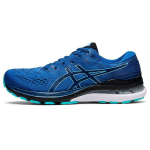 Asics Gel Kayano 28 2E Plati Lake Drive Vyri&scaron;ki sportbačiai Mėlyni Juodi 1011B188-402 40