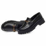 Moteri&scaron;ki &bdquo;Penny&ldquo; batai pavasario natūralios odos moteri&scaron;ki &bdquo;Lazy Shoes&ldquo; studentų platformos &bdquo;Slip-On&ldquo; batai moterims