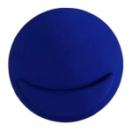 Patvarus pelės kilimėlis, ry&scaron;kios spalvos apvalus mėlyna